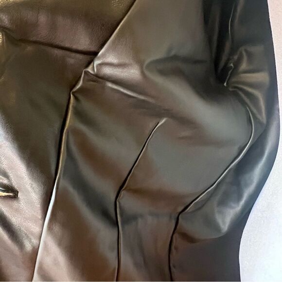 NWT WeWoreWhat Faux fur Sherpa blazer with front pockets size Medium women's - Picture 9 of 16